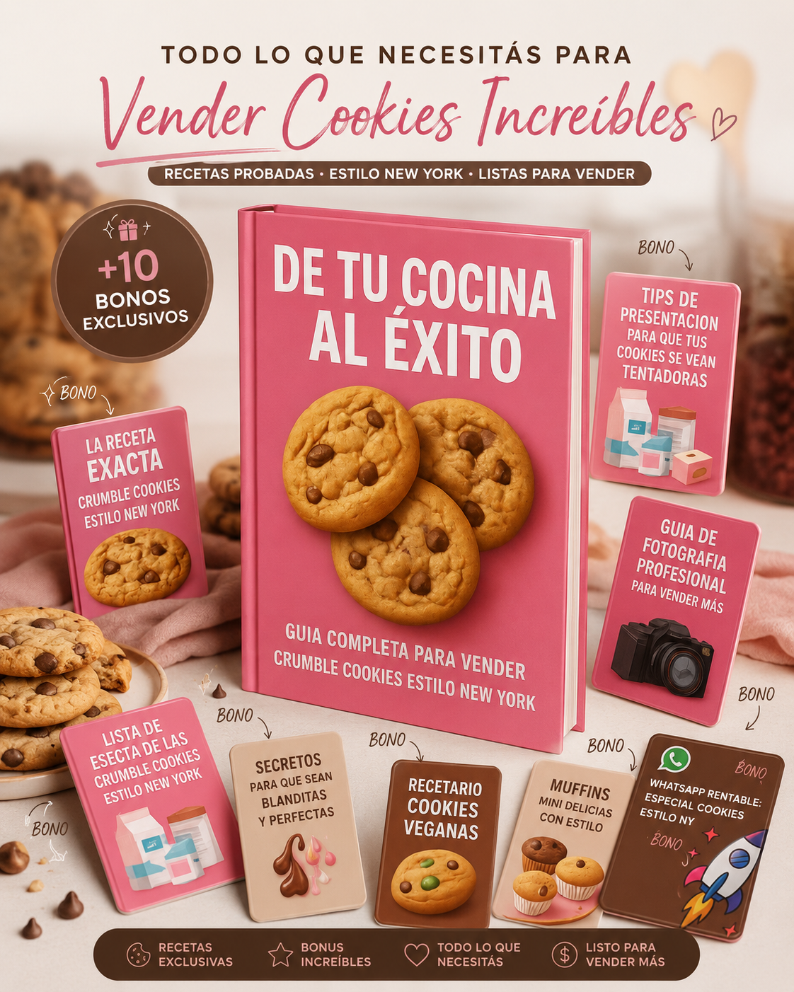 De Tu Cocina al Éxito: Guía Completa para Vender Cookies Estilo New York